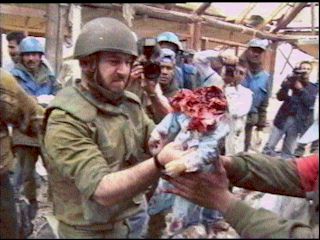 ISRAEL TERRORISM IN QANA (LEBANON)